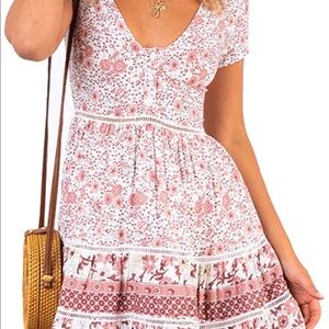 Summer boho dress size M